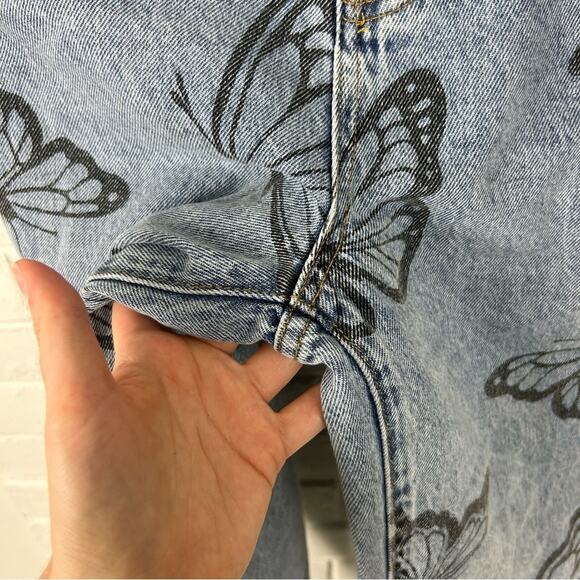 Pacsun Eco Butterfly High Waisted Straight Leg Jeans Size 28 - Picture 8 of 12